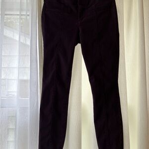 LOFT Dark Purple Skinny Pants